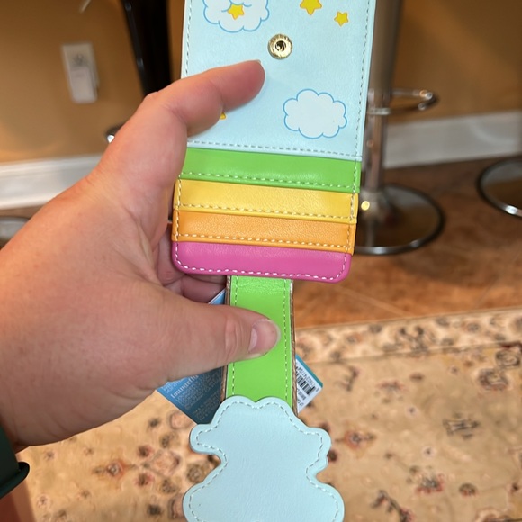 Loungefly Care Bears Card Holder NWT - Picture 3 of 6